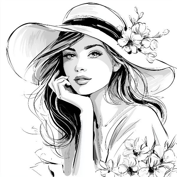 Fashionable woman